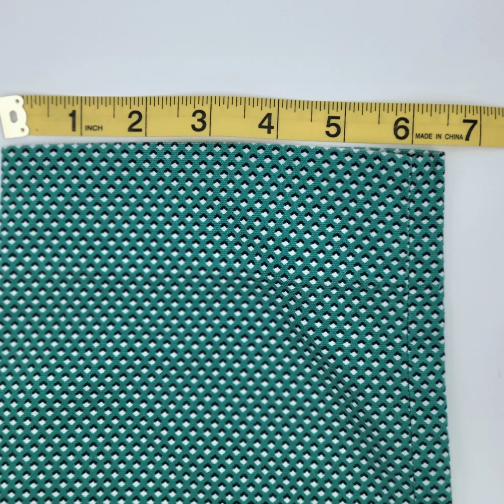 Banana Republic Hampton Fit Green Pattern Pants, Size 6